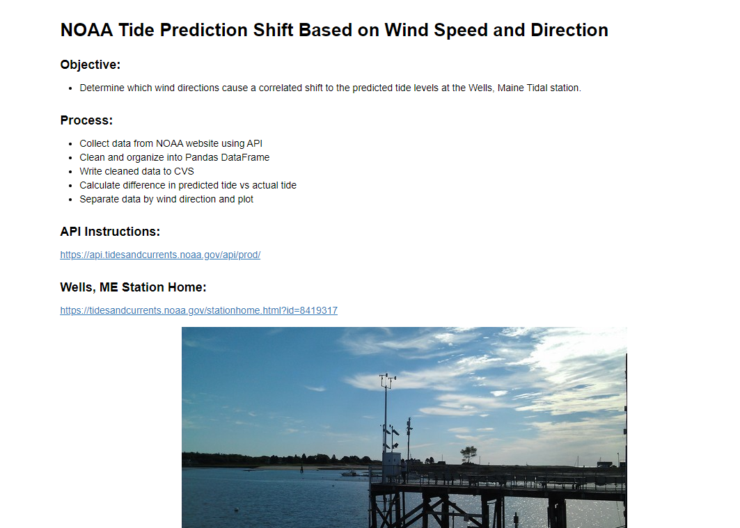 NOAA Tidal Prediction image